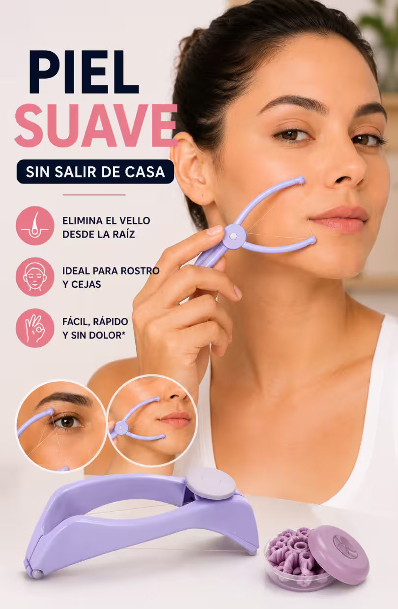 Sildne® - Depilador Hindú de Pinza con Hilos en Algodón