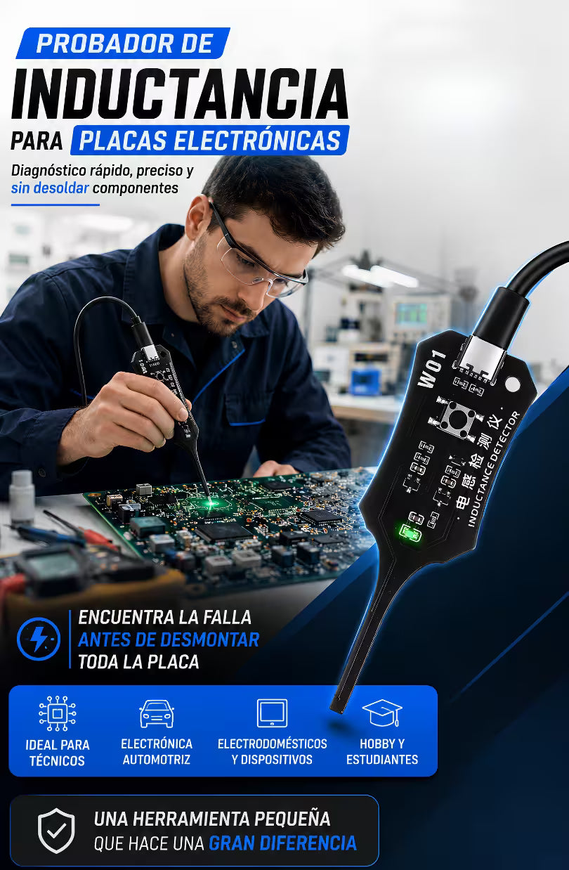 FixMaster® - Probador De Inductancia Para Placas De Circuitos Electrónicos