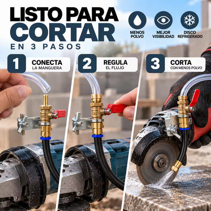 AquaCut® – Sistema de Refrigeración por Agua para Disco de Corte X1 Und