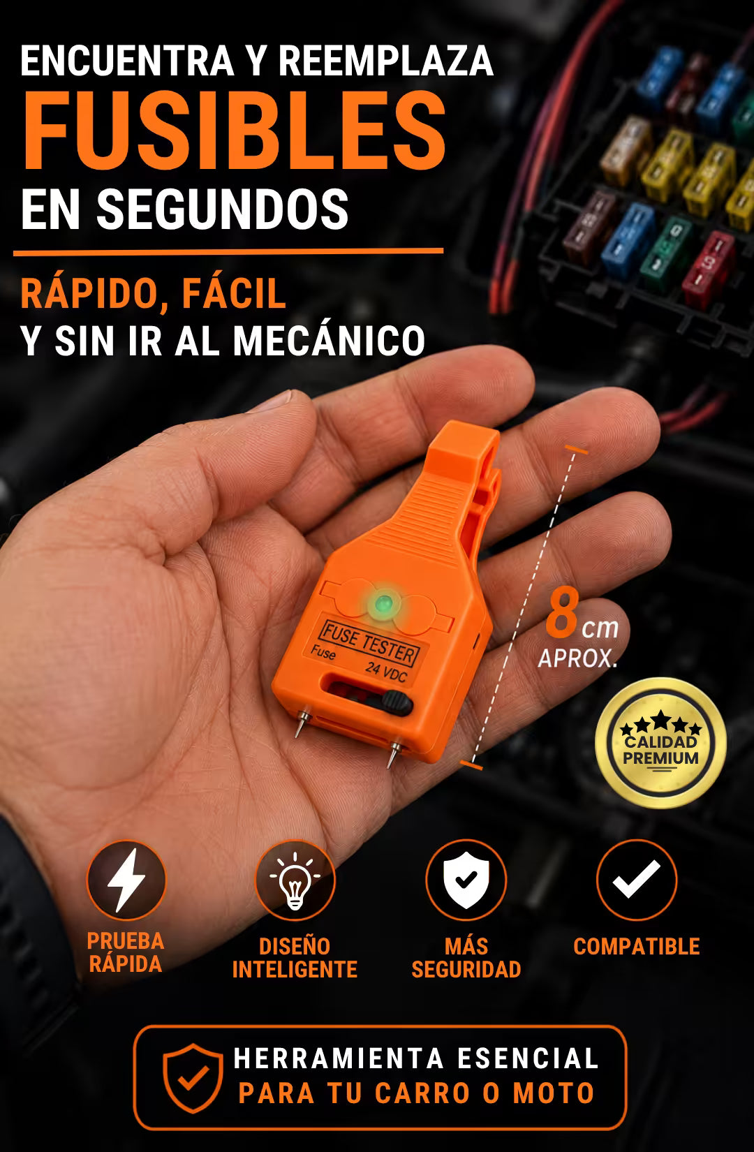 FuseGuard® - Fusímetro Profesional de Diagnóstico Rápido